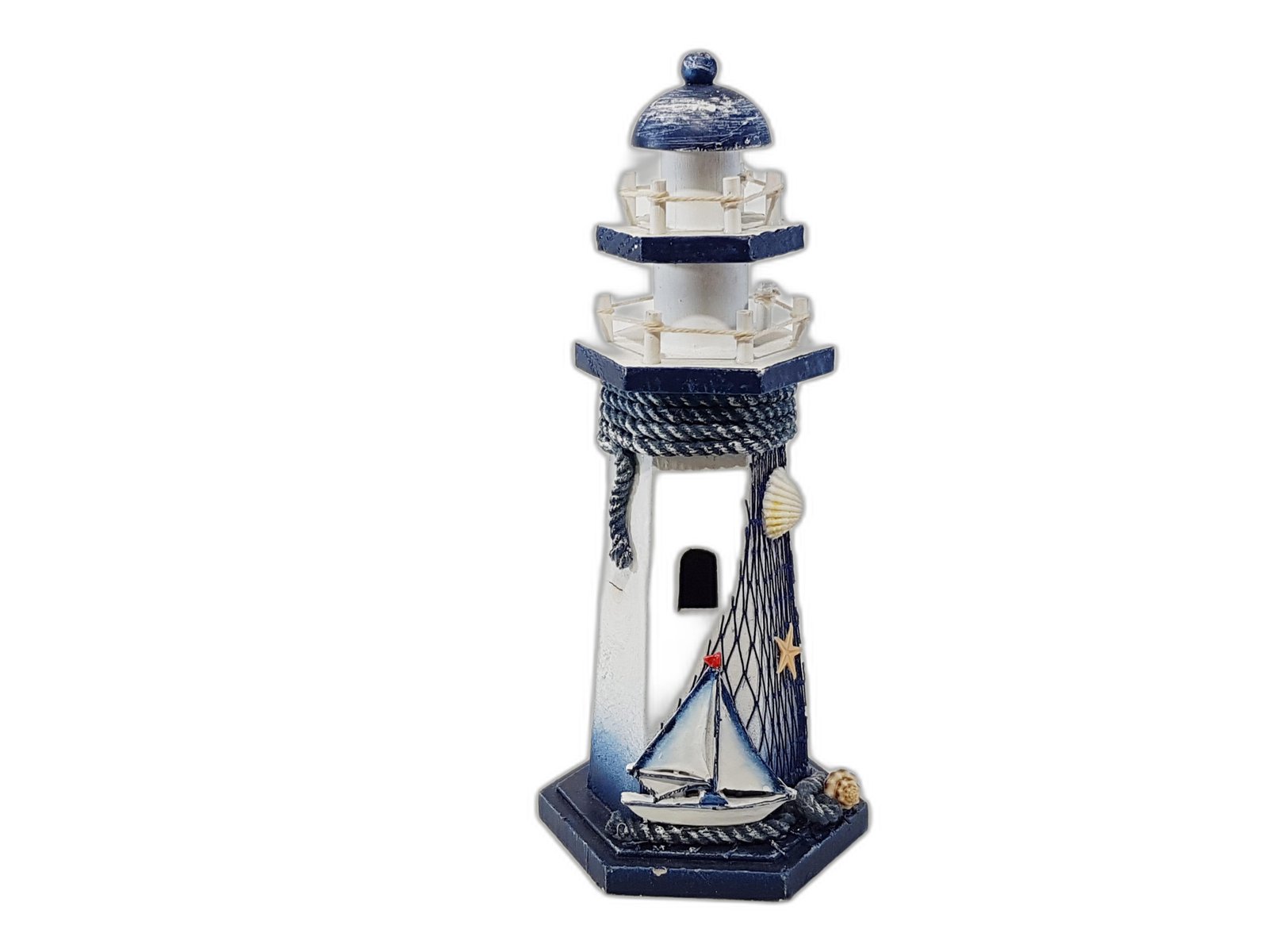 Faro Azul Oscuro Con Malla