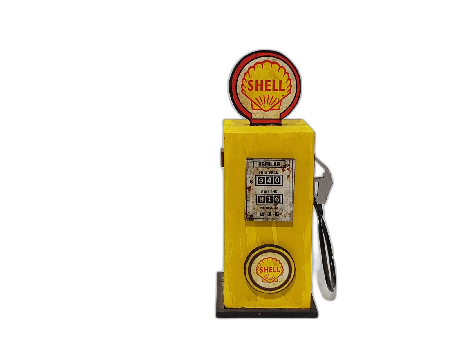 Gasolinera Amarilla Madera
