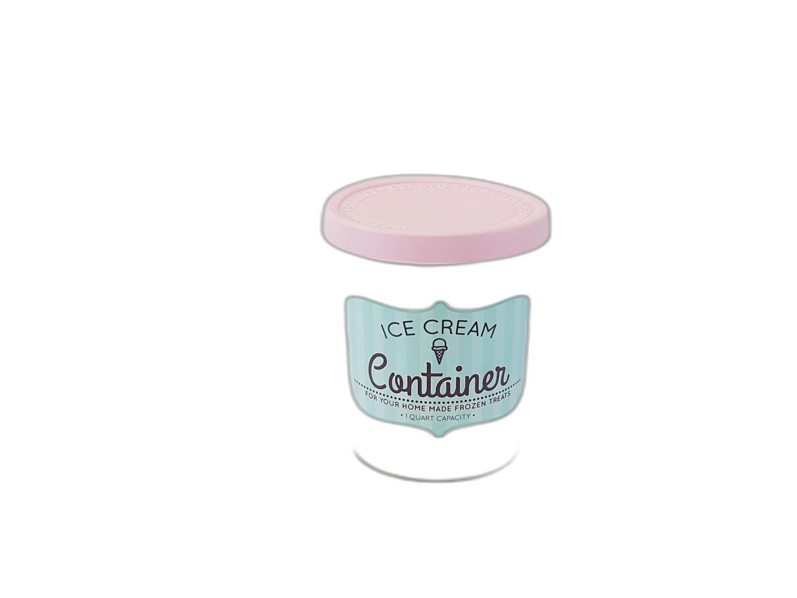 Ice Cream Container Rosado