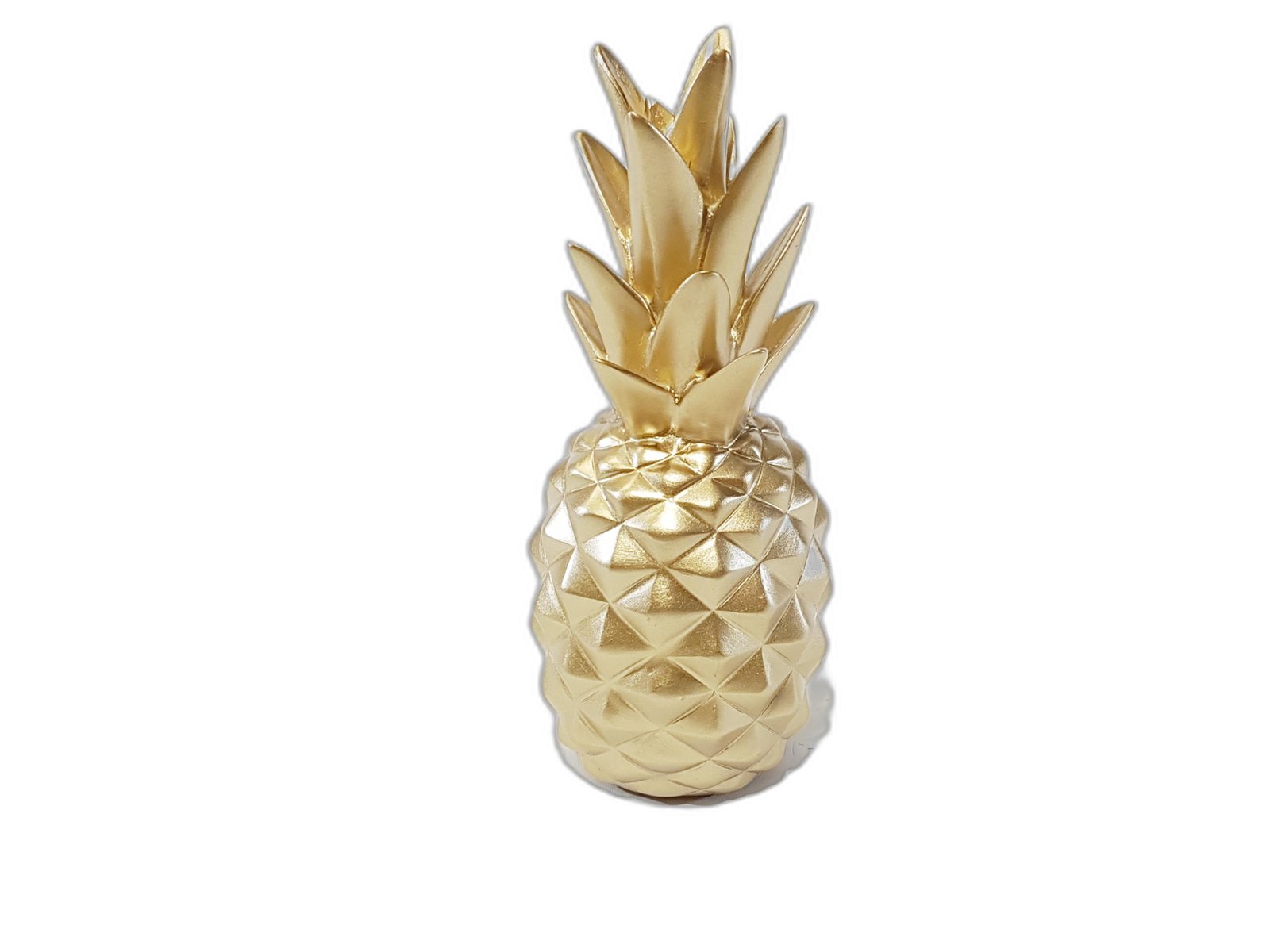 Piña Ceramica Dorada Pequeña