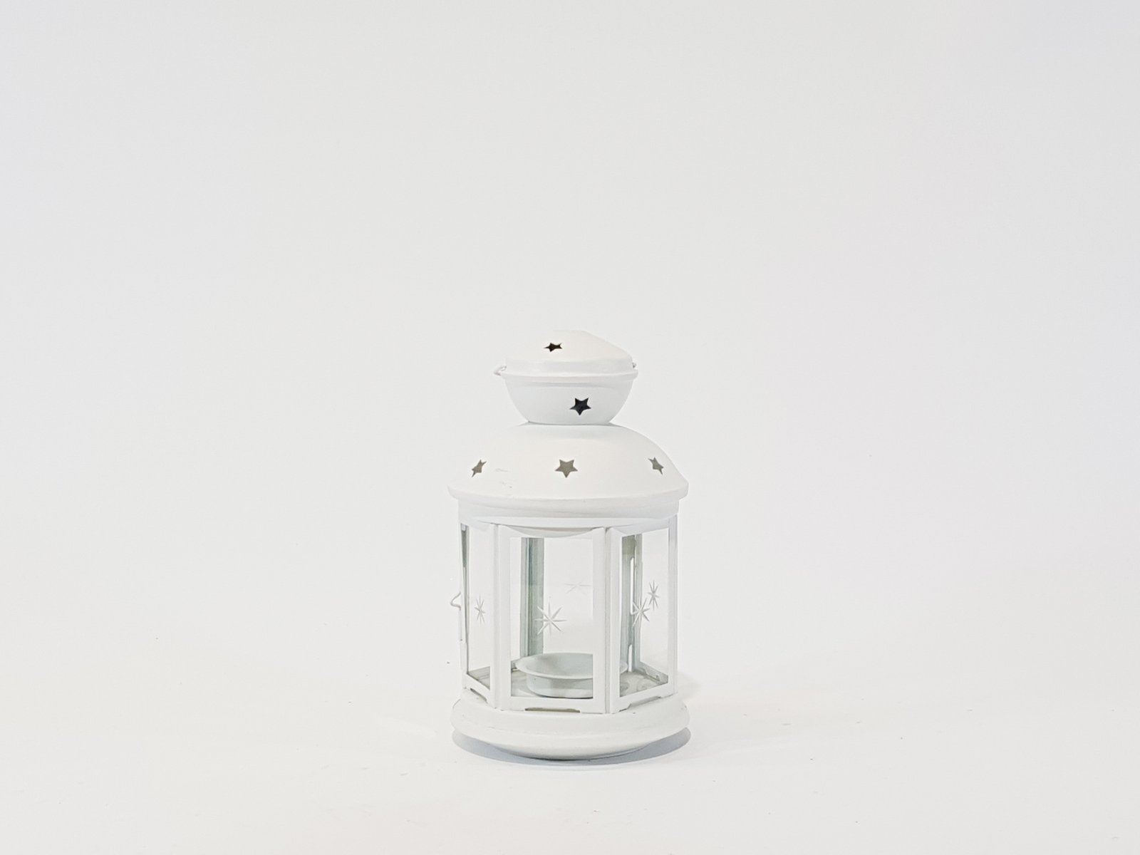 Farol Blanco Estrellitas Pequeño