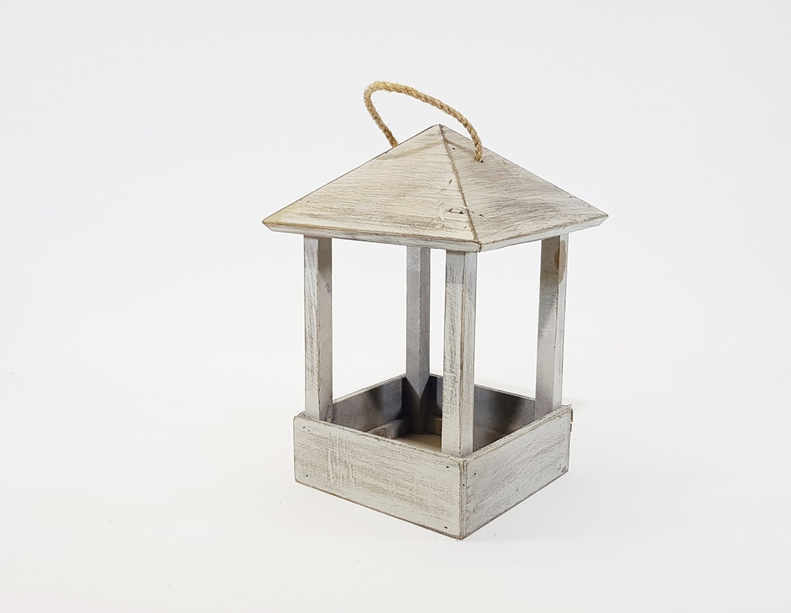 Farol Madera Gris Pequeno