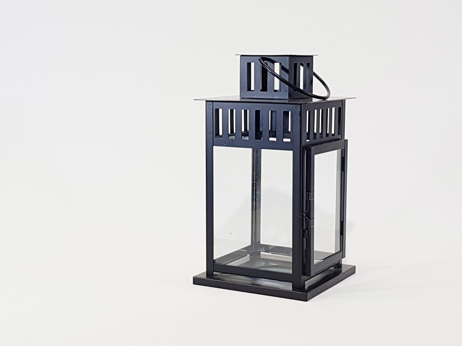 Farol Metalico Negro