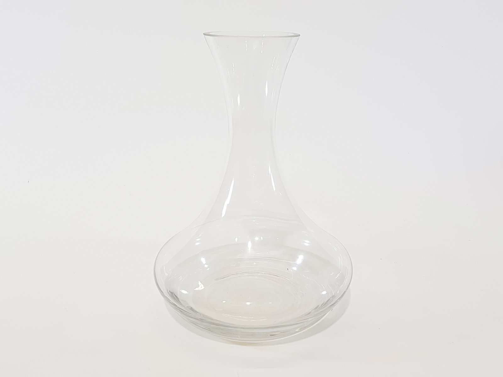 Jarron Vidrio Transparente Base Circular Boca Delgada (Decanter)