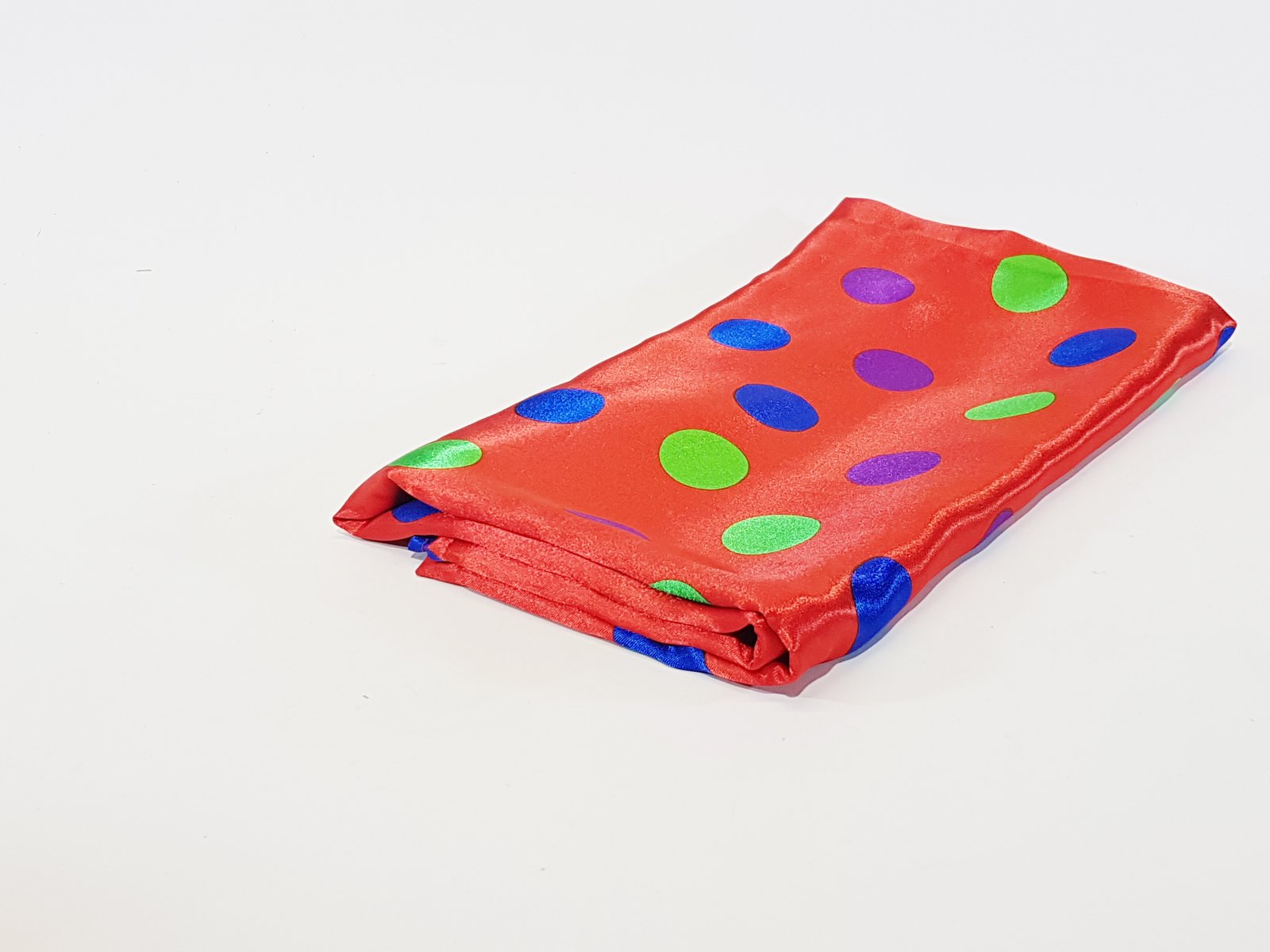 Mantel Rojo Bolas Colores