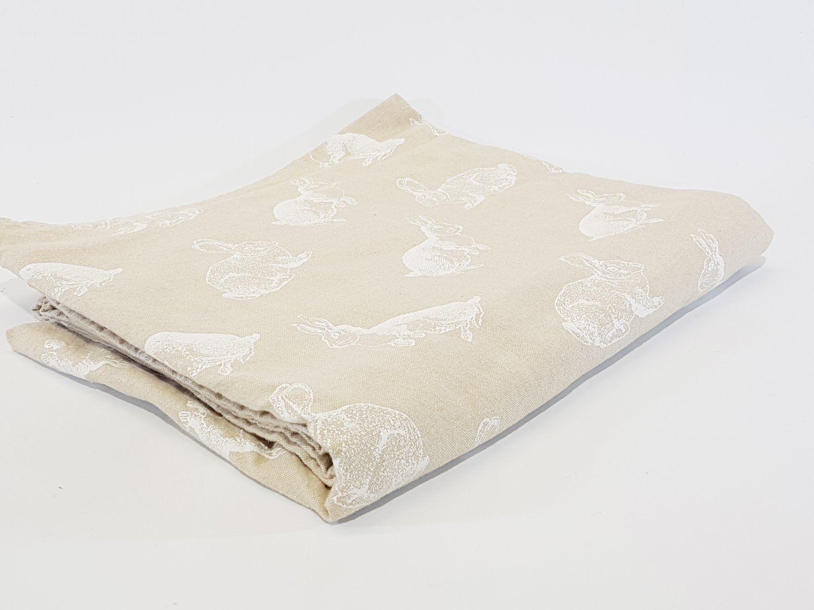 Mantel Lino Crudo Conejos 1,50 x 2,60