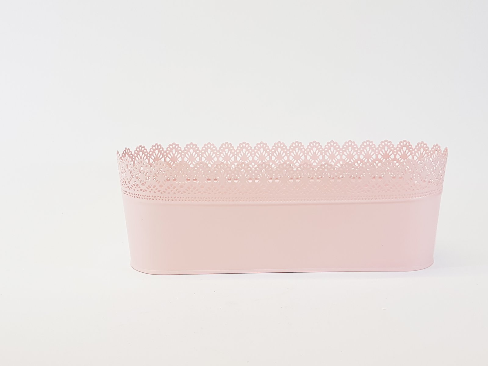 Matero Borde Encaje Rosado Alargado