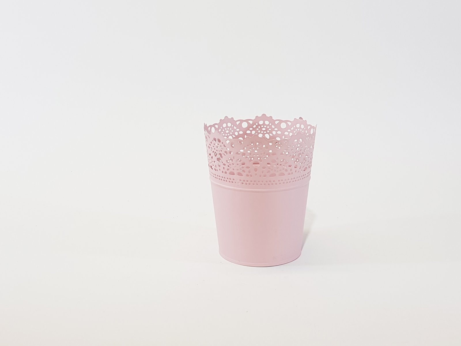 Matero Borde Encaje Rosado Mediano