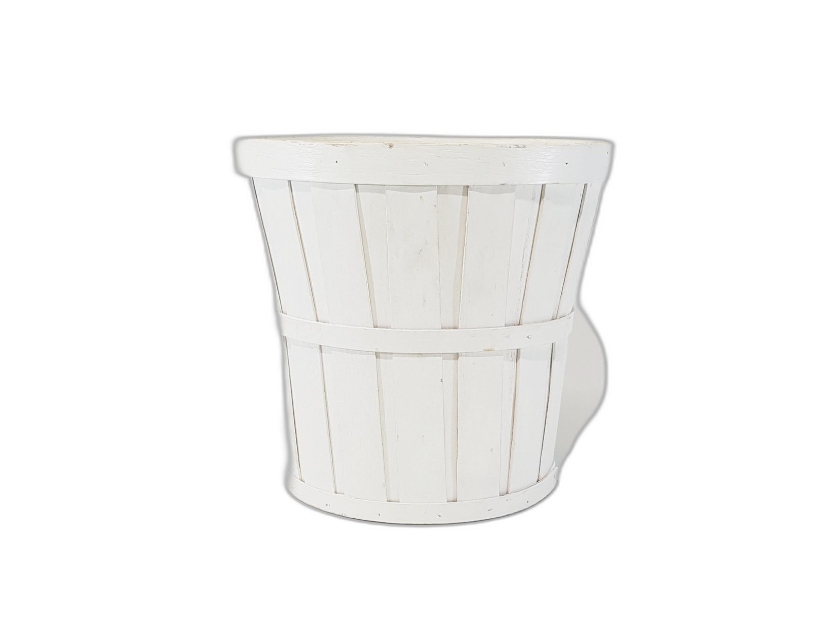 Matero Redondo Madera Blanco Grande