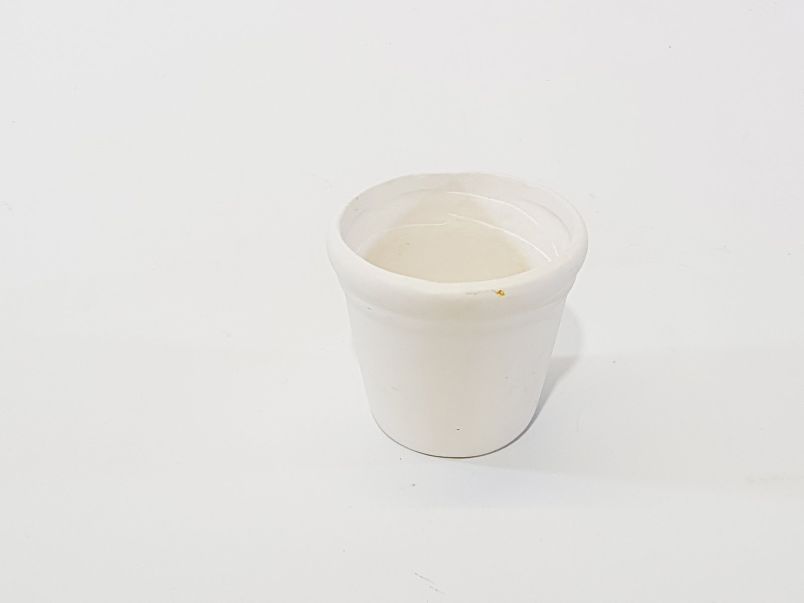 Matero Redondo Barro Blanco Mini