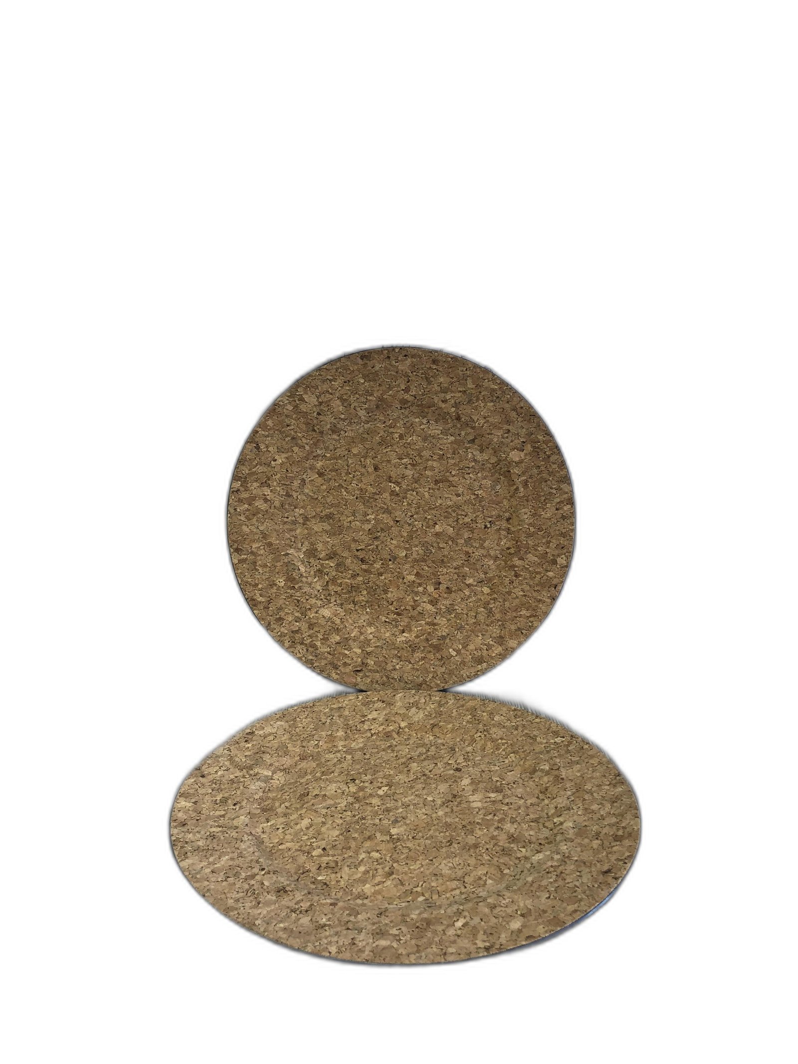 plato base redondo imitacion Corcho