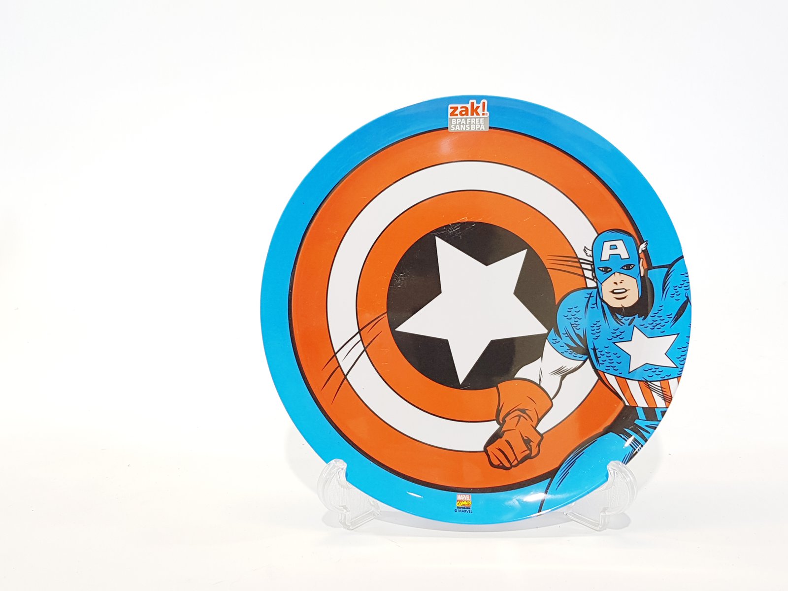 Plato Acrilico Capitan America