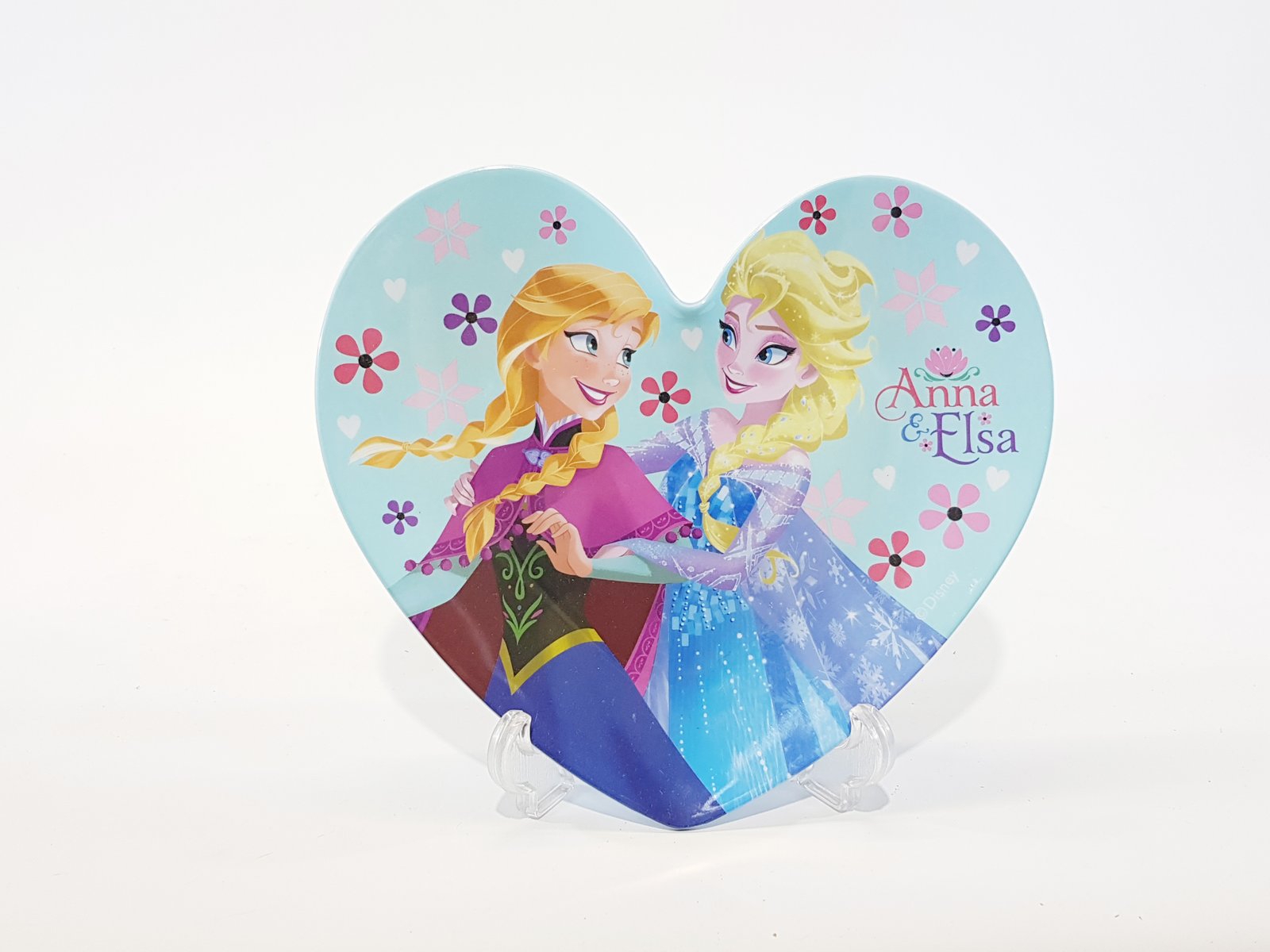 Plato Forma Corazon Ana y Elsa