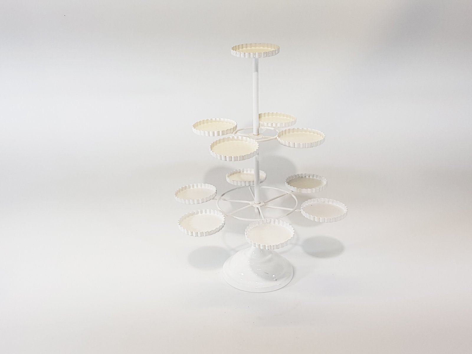 Porta Cupcakes Blanco 11 Circulos