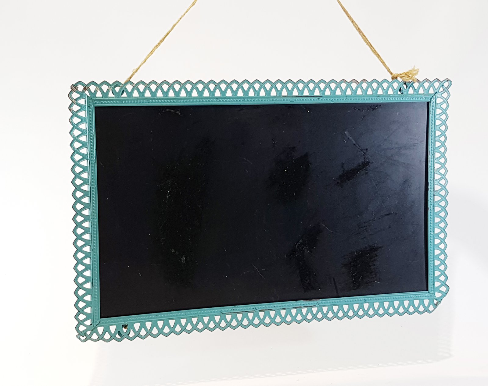 Tablero Metalico Colgante Aguamarina Mediano