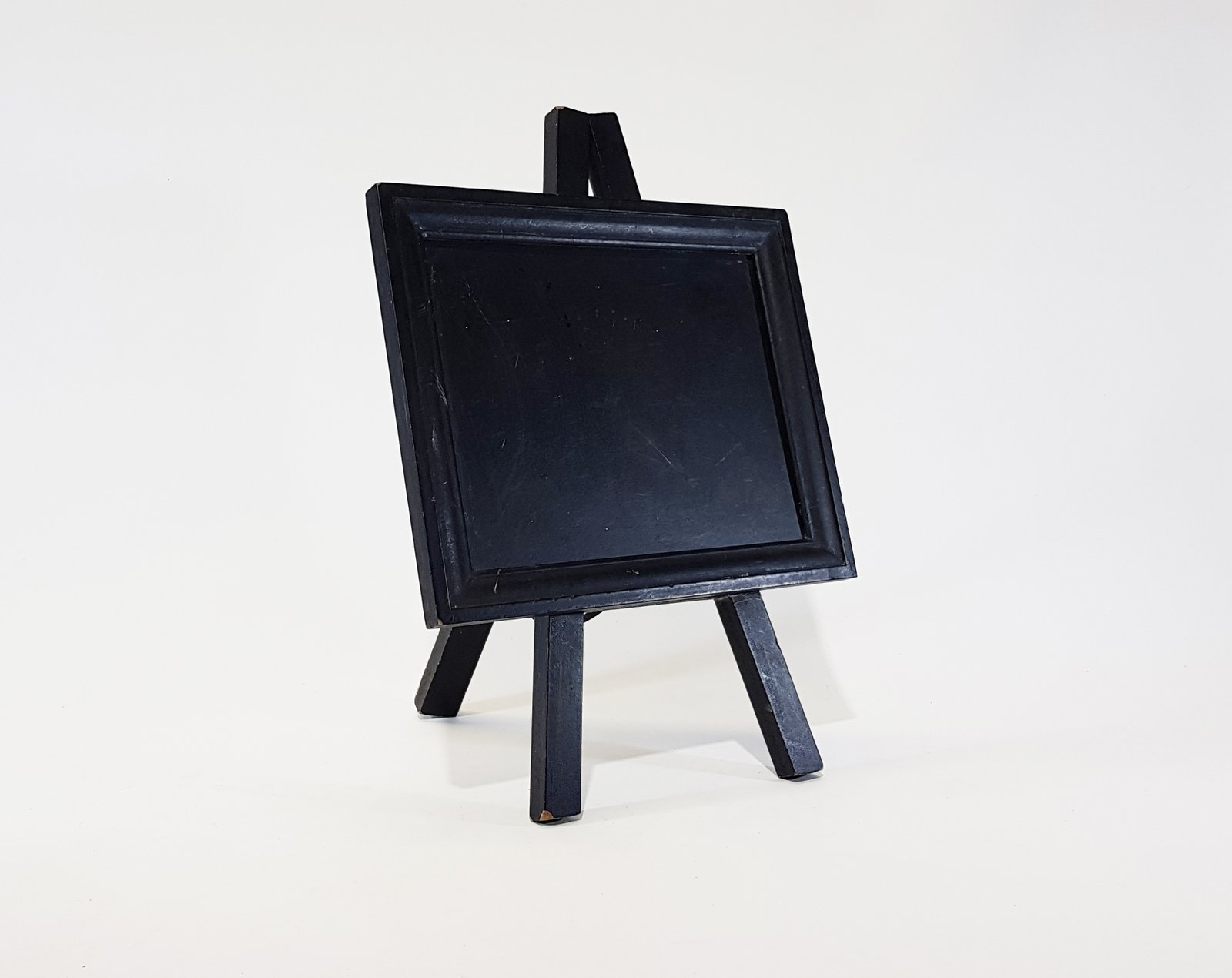 Tablero Madera Caballete Negro