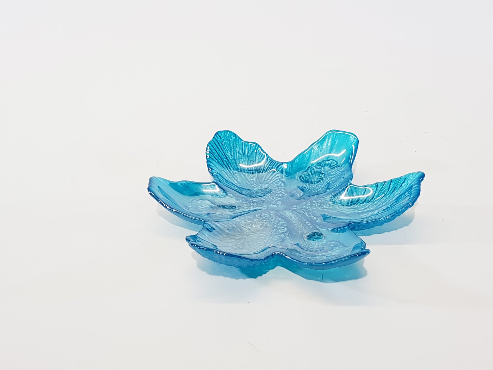 salsera Estrella De Mar Cristal Azul