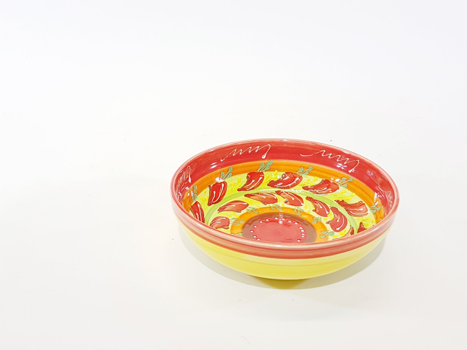 Recipiente Ceramica Hondo Mexicano Chiles