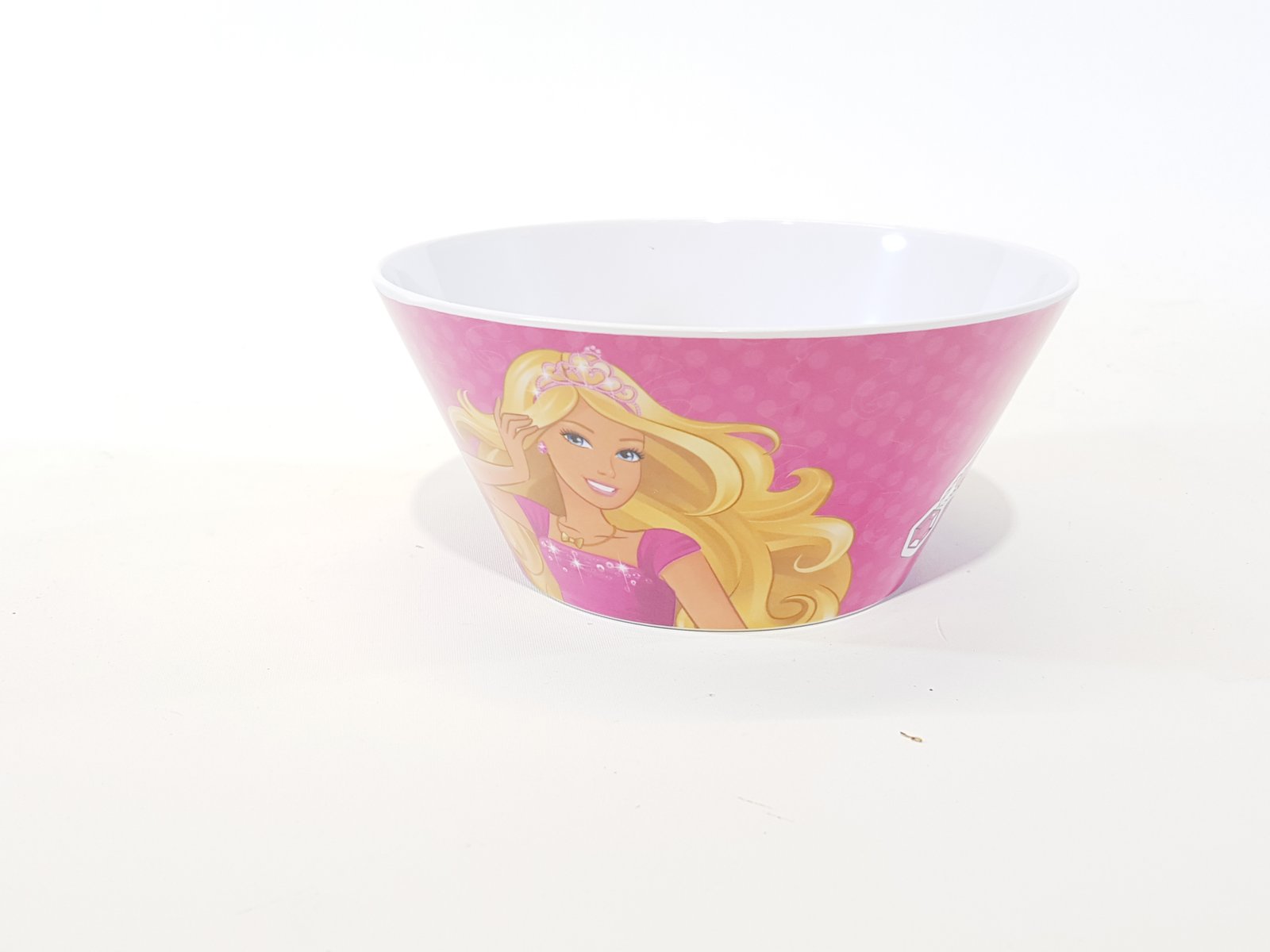 Recipiente Pasta Ovalado Con Fondo Barbie Girl