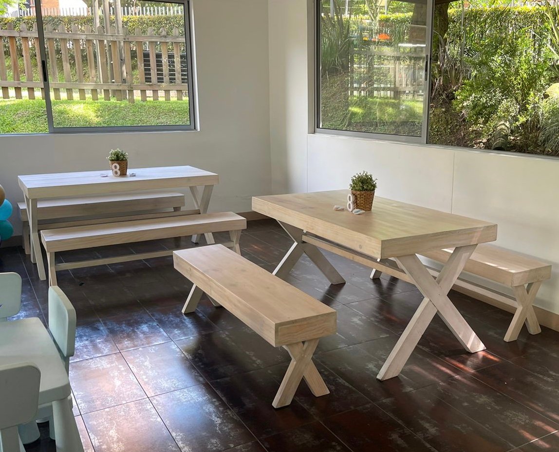 Juego Vanilla (Mesa 2 Bancas)