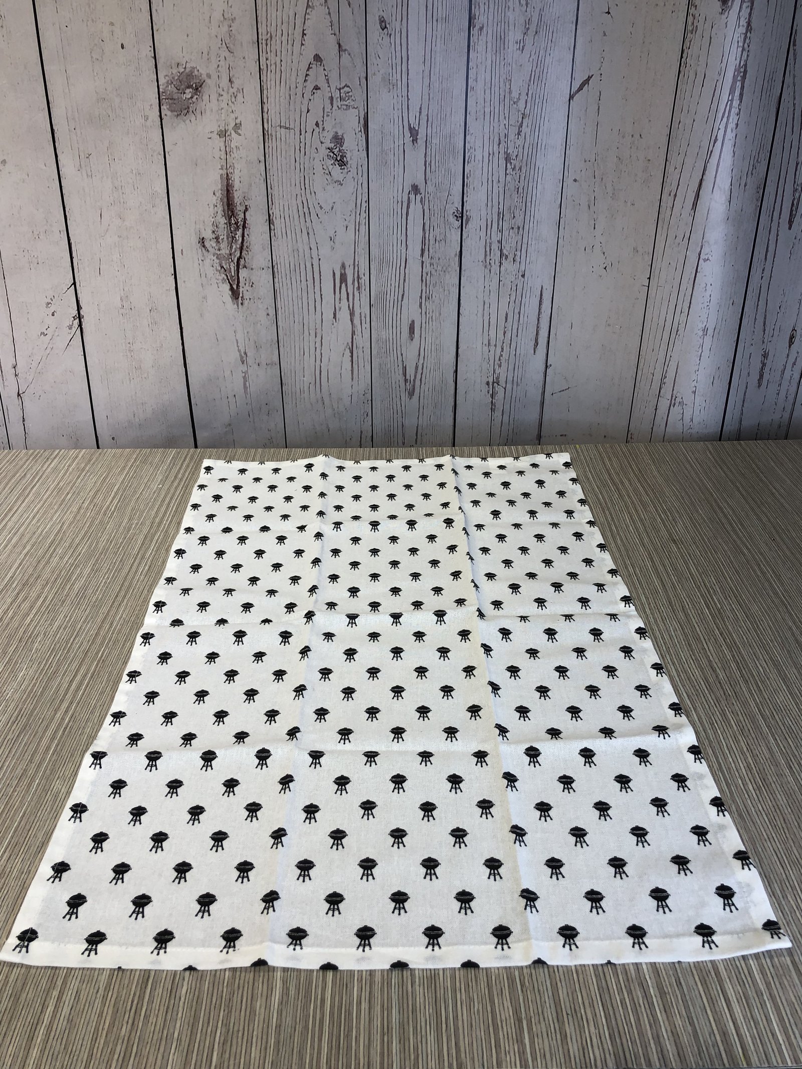 individual tela barbacoas negras