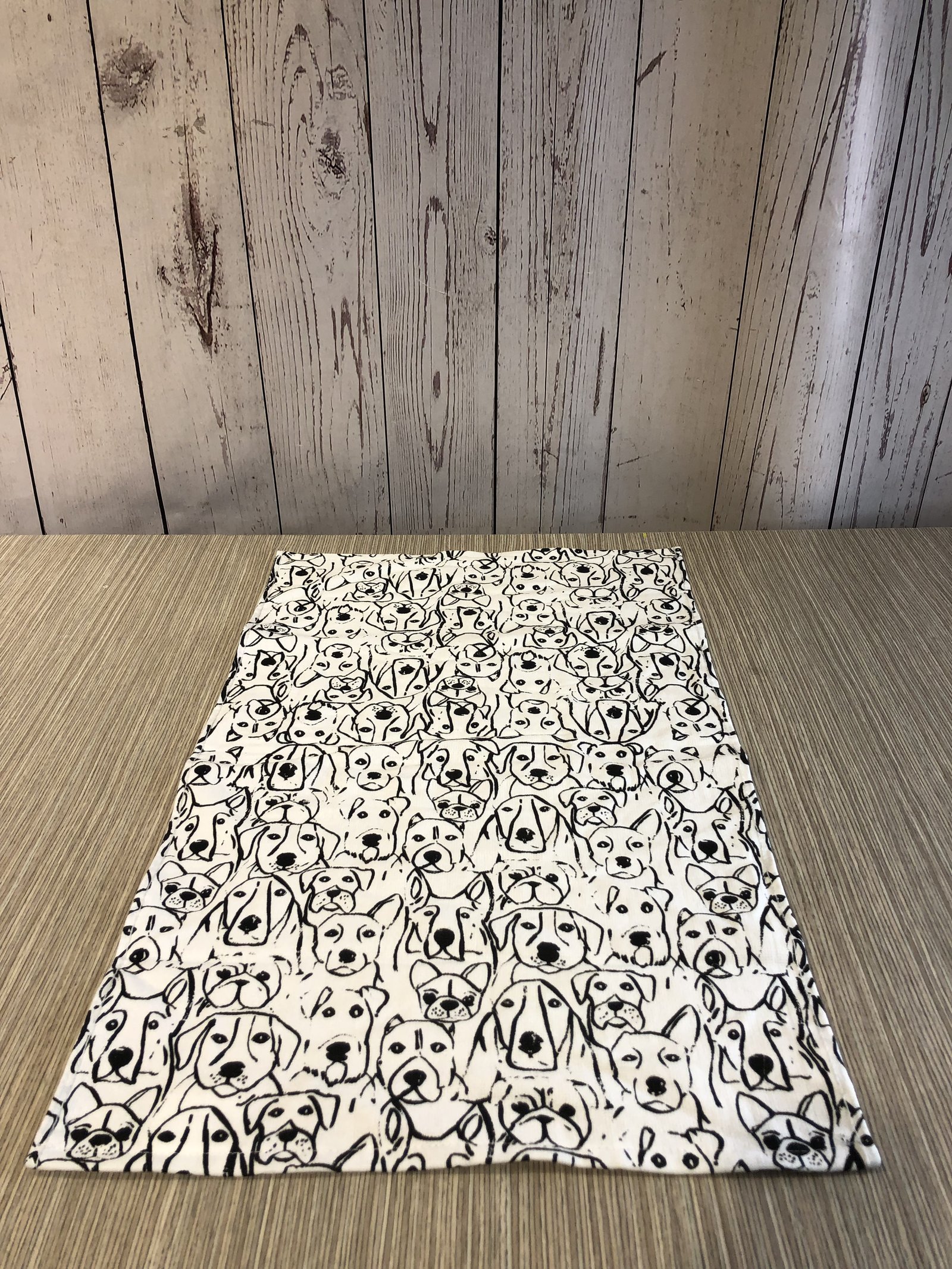 individual tela alargada perros 