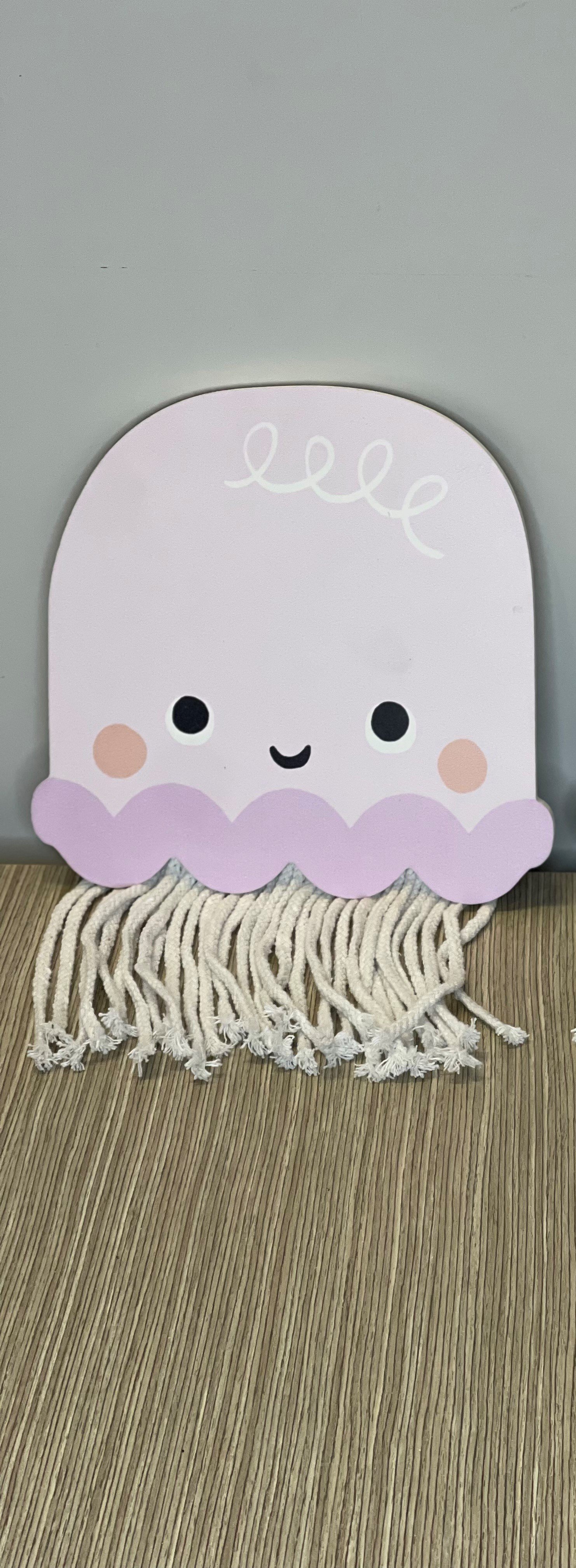 Medusa Rosada Mdf Con Tiritas