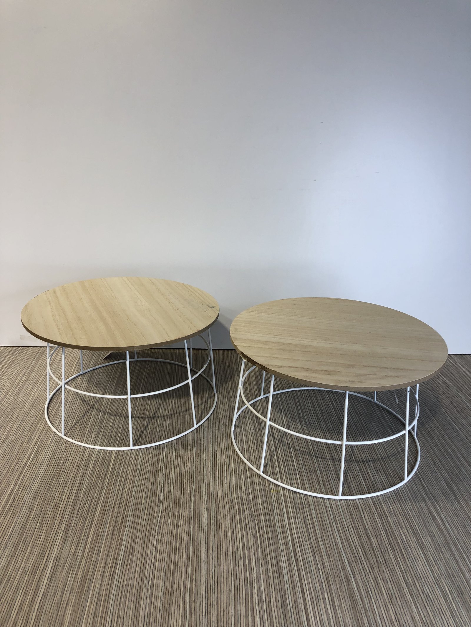 Tortera Alta Herraje Blanco Base Madera