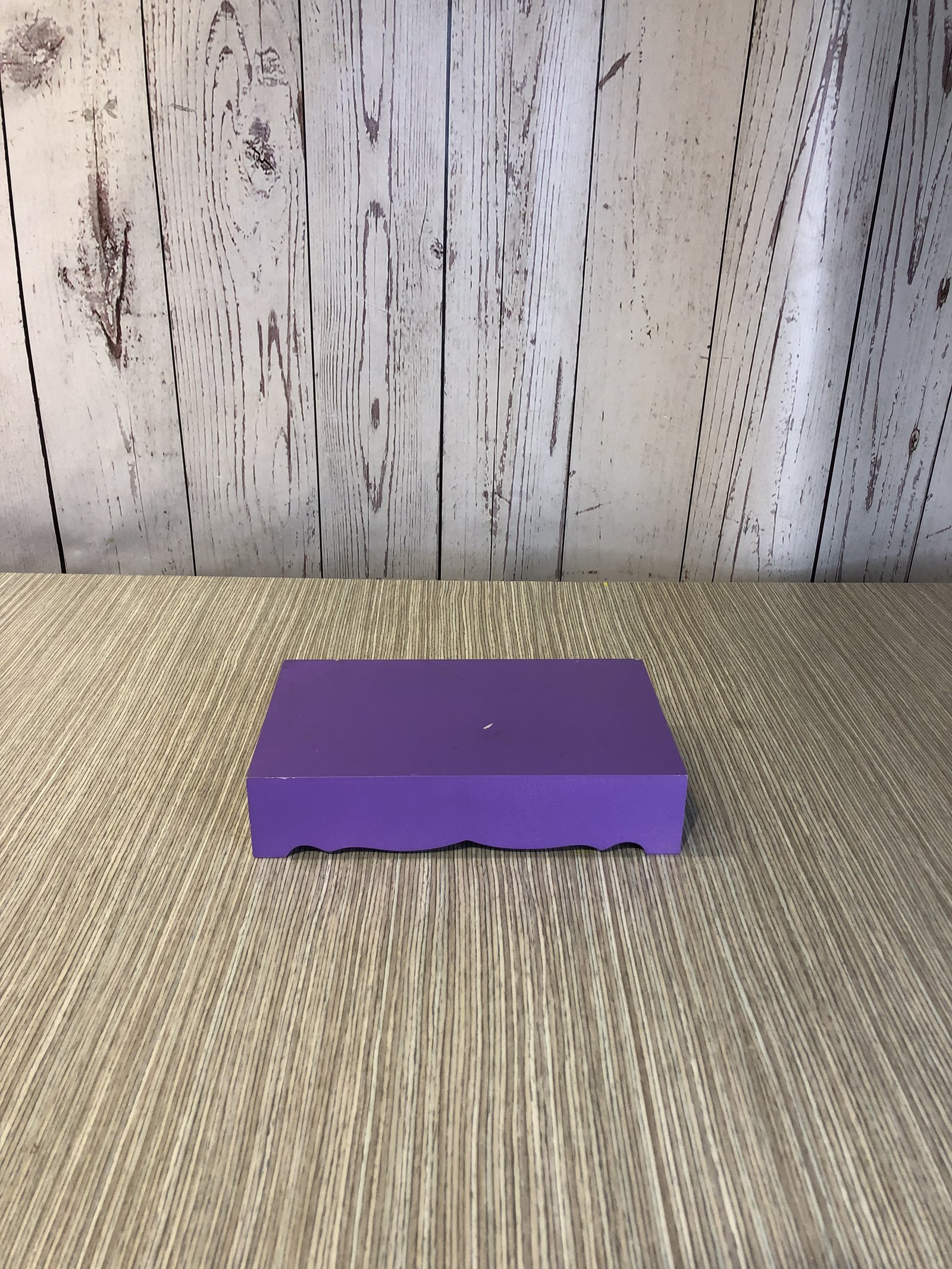 Tortera Rectangular Morada Pequeña Con Agarraderas