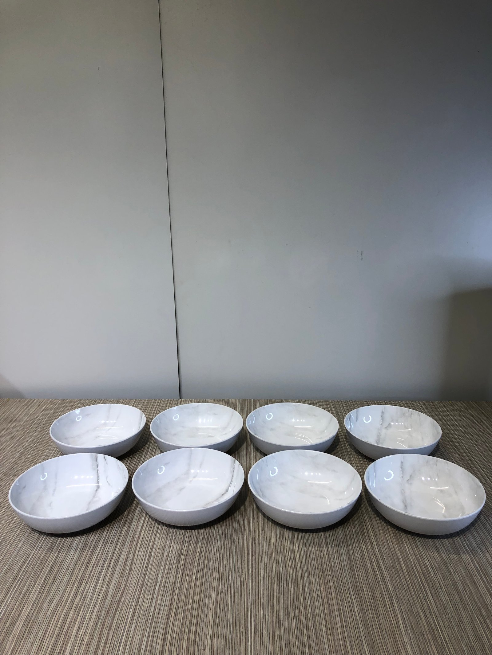 Recipiente redondo pasta marmol