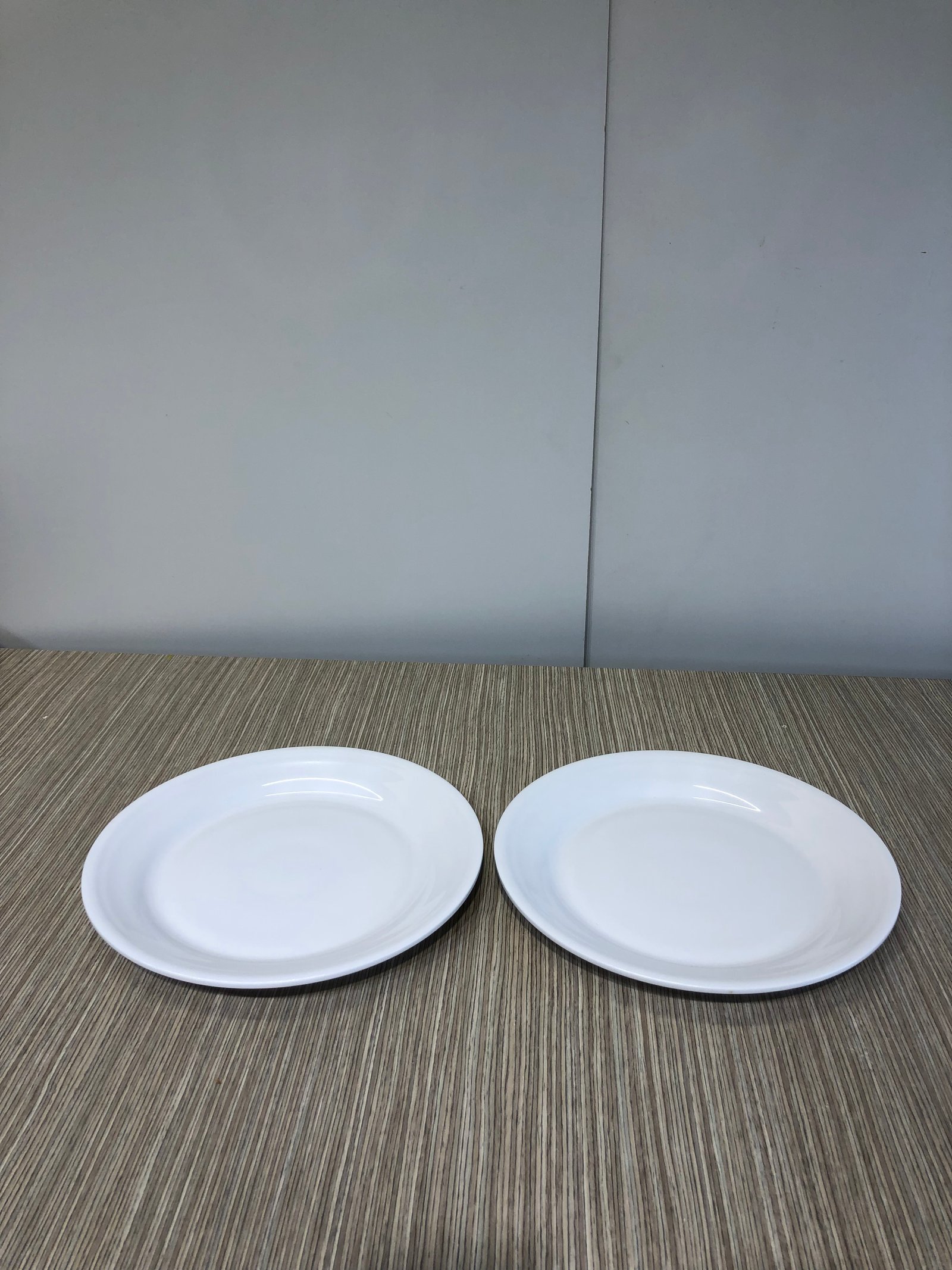 Plato pasta redondo blanco liso