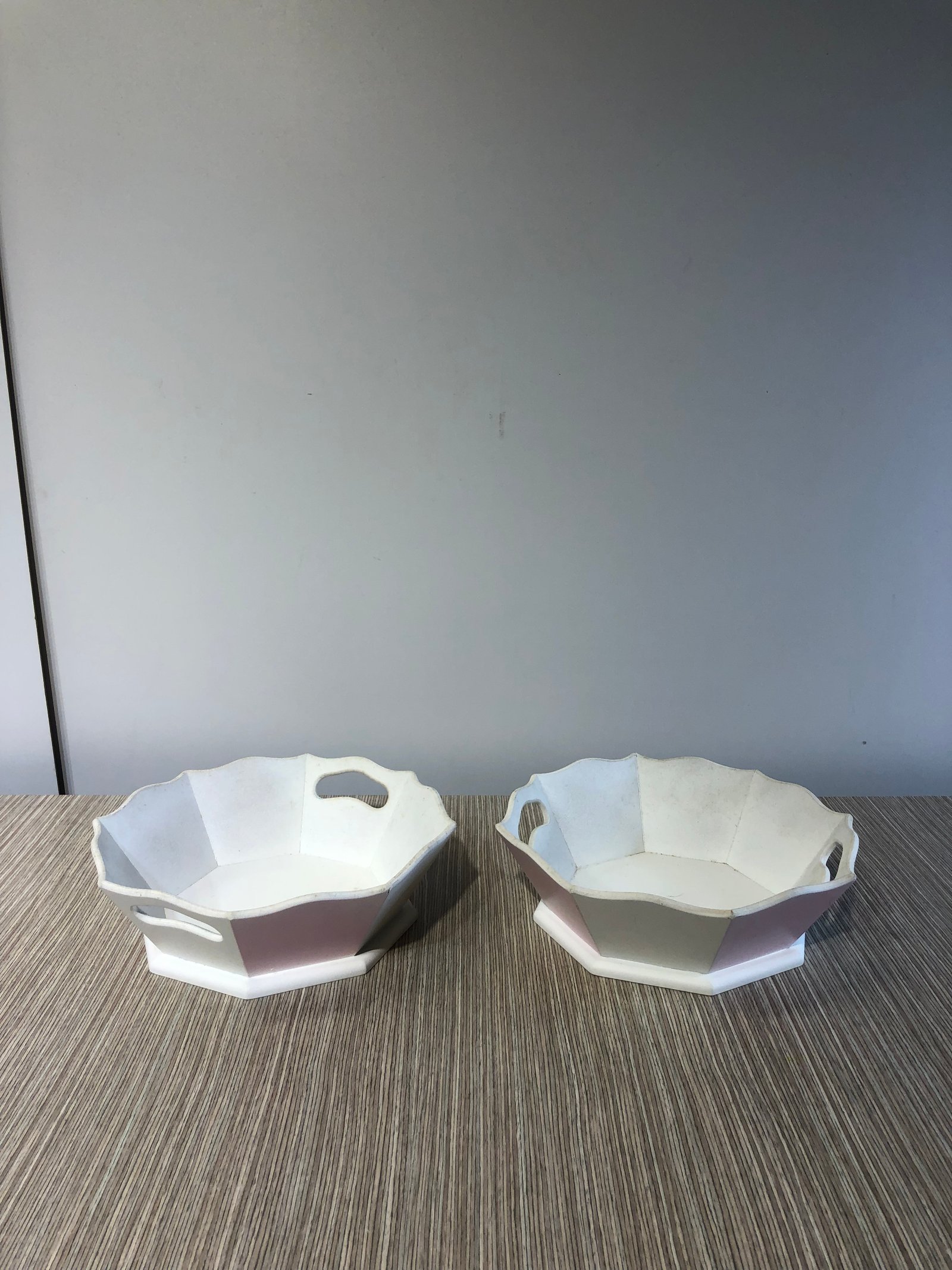 Pedestal Circo Octagonal Rosado Mediano