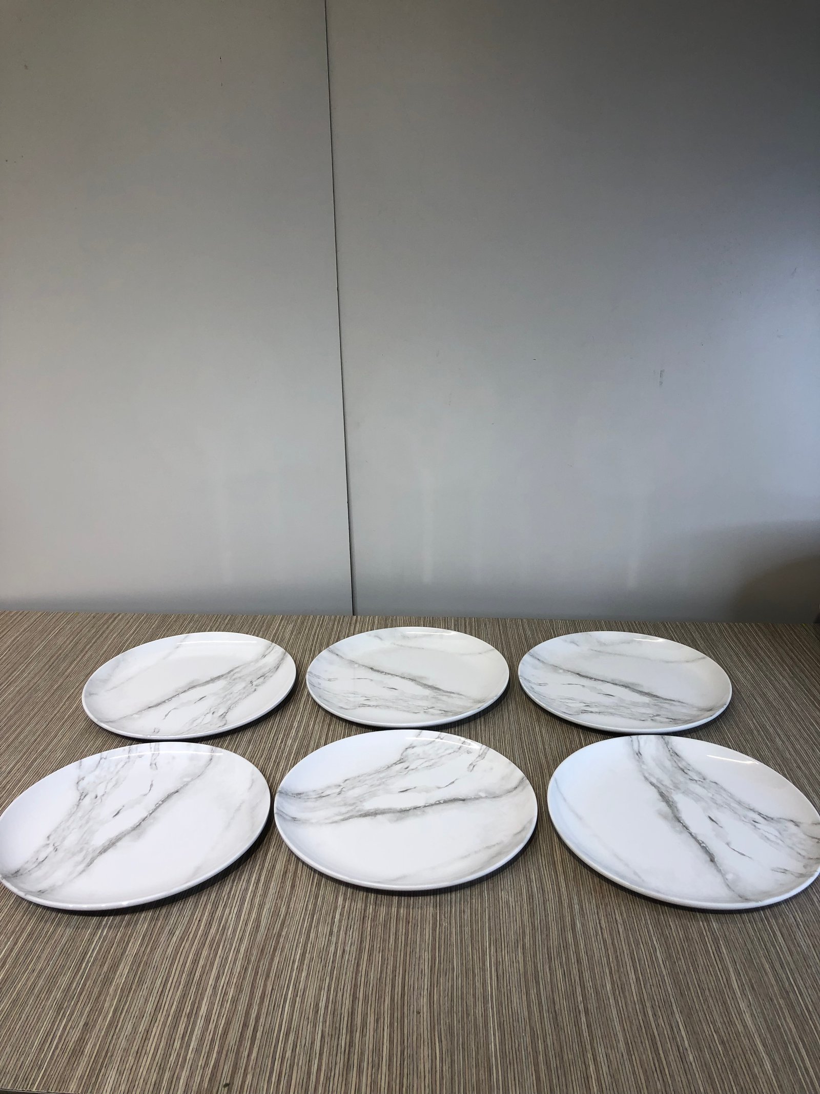 Plato base mediano pasta marmol