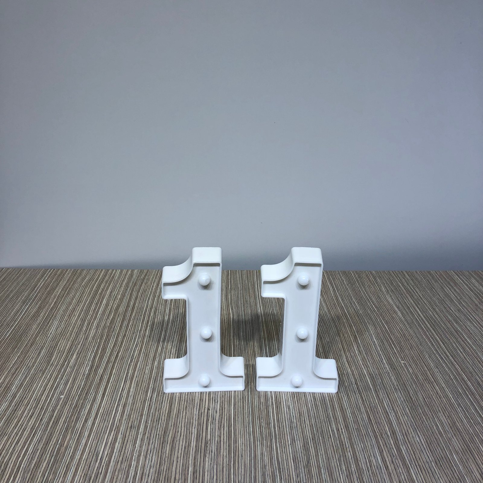 Número Uno Pequeño Acrílico Con Luz