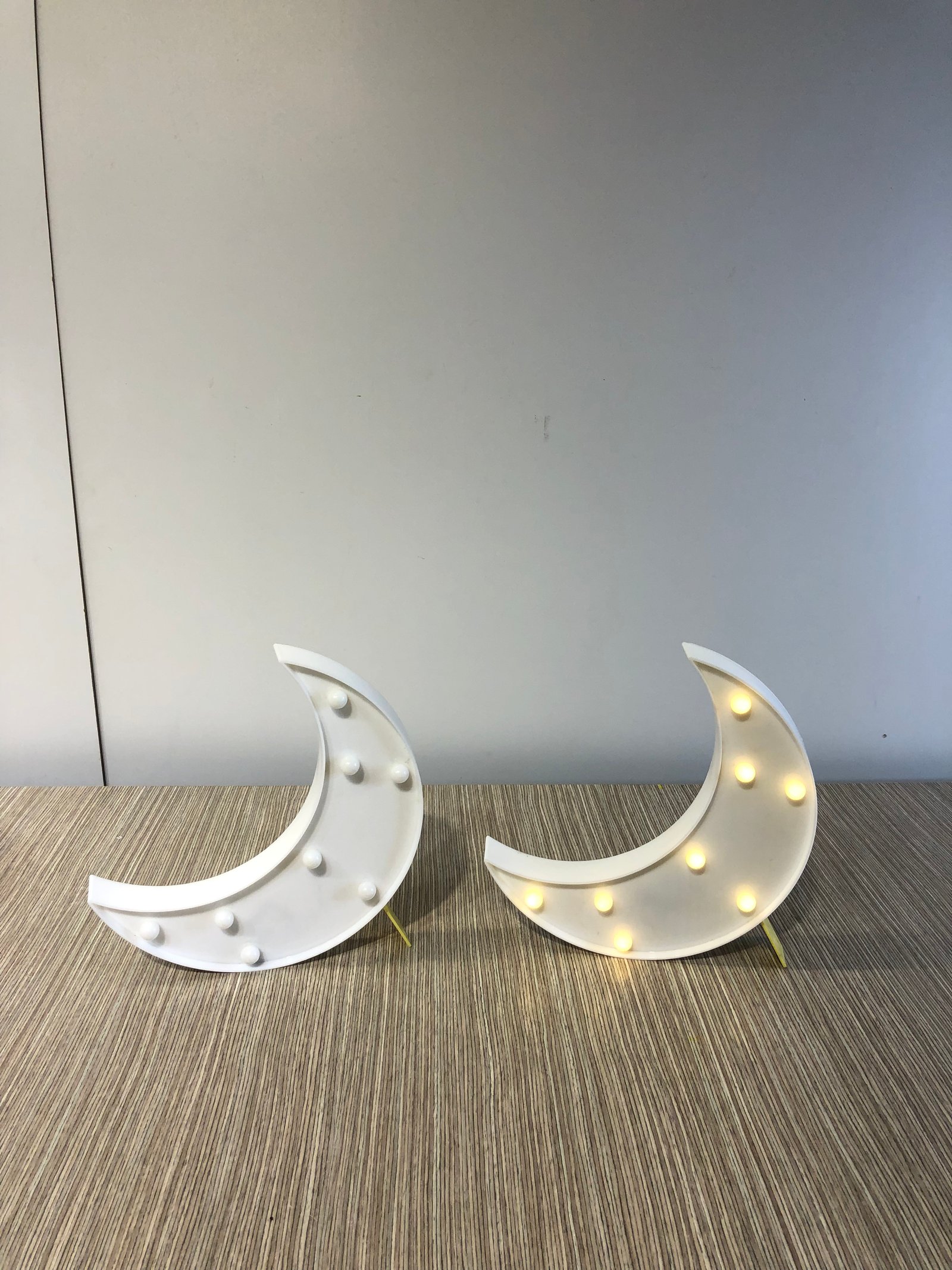 Luna Acrilica Blanca Con Luz