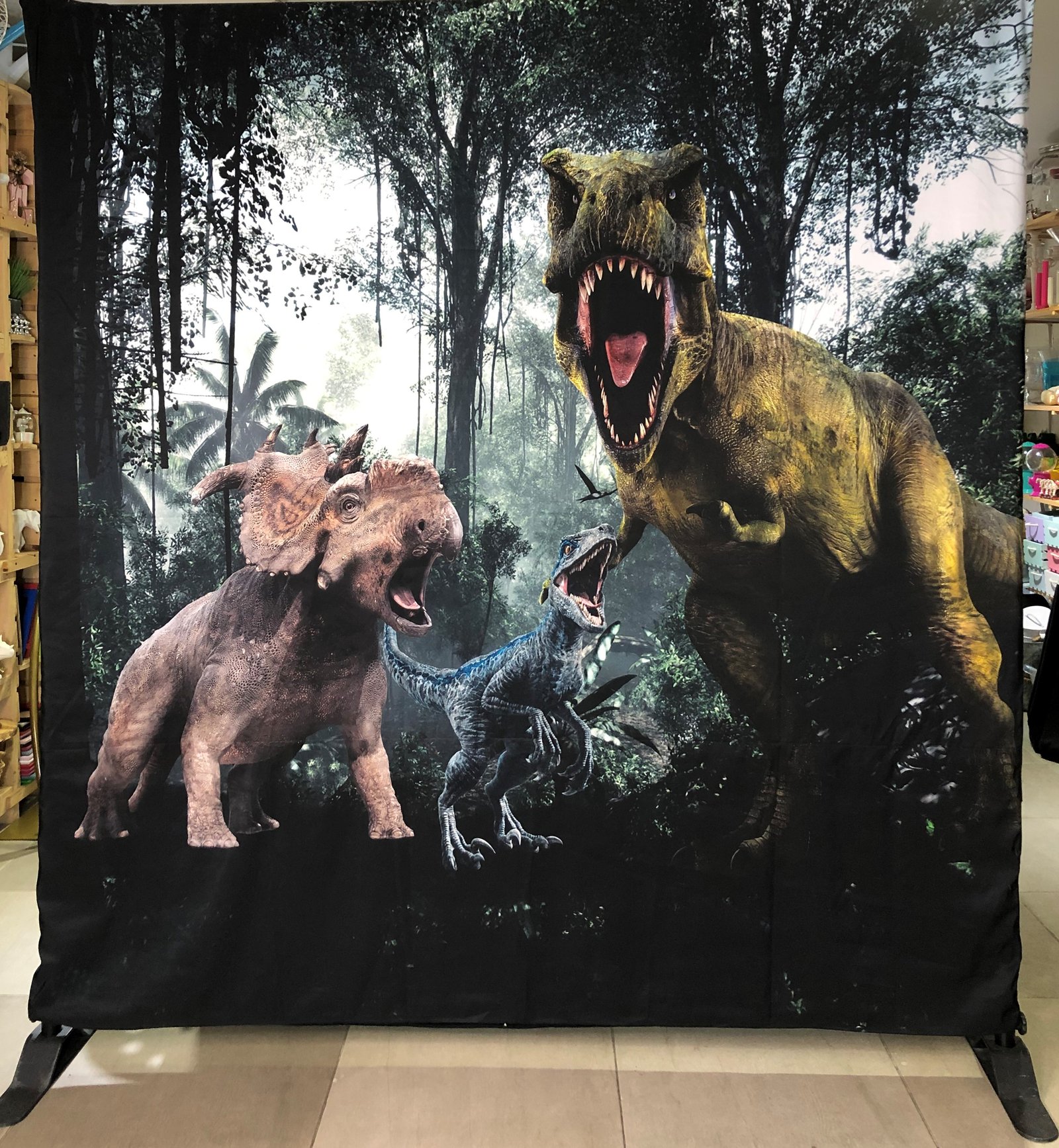 Tela Dinosaurio 2X2 Para Estructura