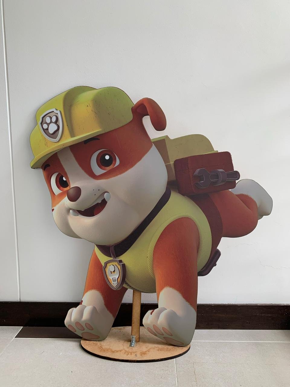 Perro Paw Patrol Amarillo Rubble