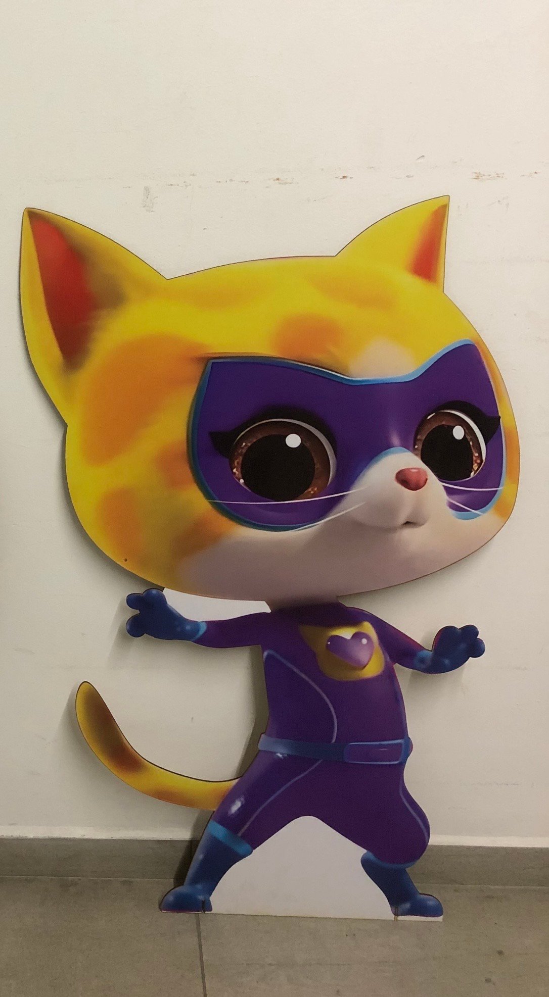 Gato Morado Mdf Superkitties